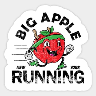 Big Apple Running And Jogging Sticker